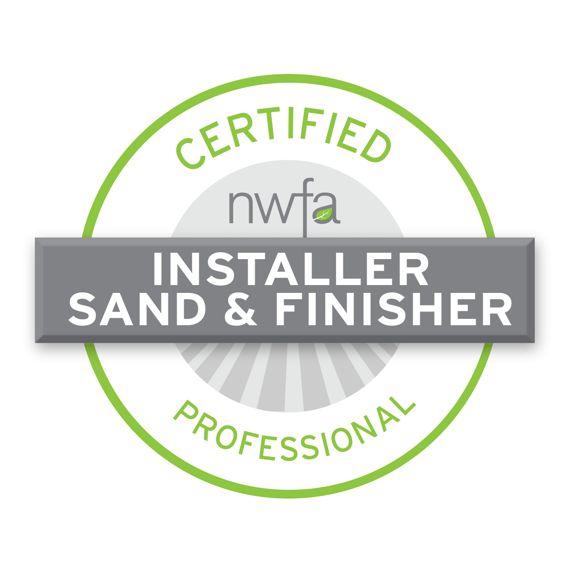 NWFA Certified Professional — Installer, Sand & Finisher